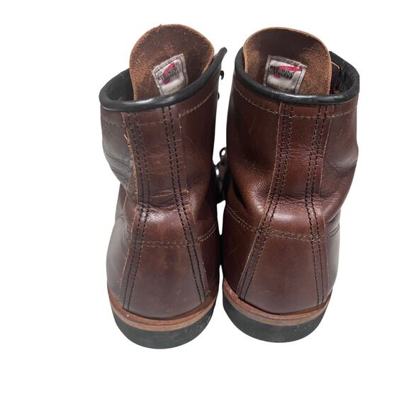Red Wing 9422 Boots Mens 12D Brown Leather Work Boots USA Made Heritage main image 12